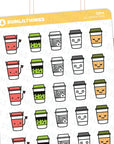 Lil' Halloween Cups Stickers - SumLilThings