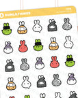 Lil' Halloween Dolls Stickers - SumLilThings