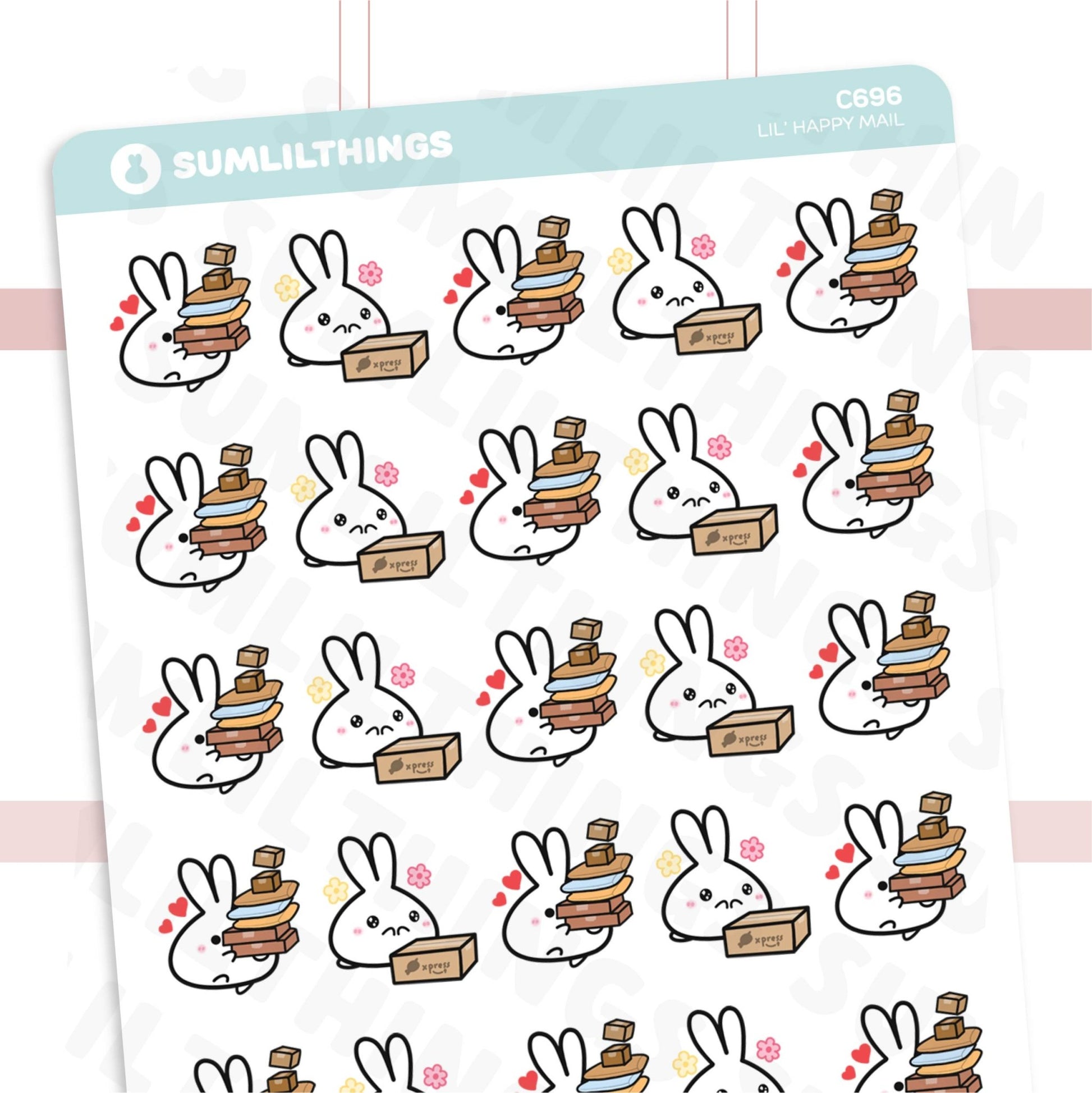 Lil' Happy Mail Stickers - SumLilThings