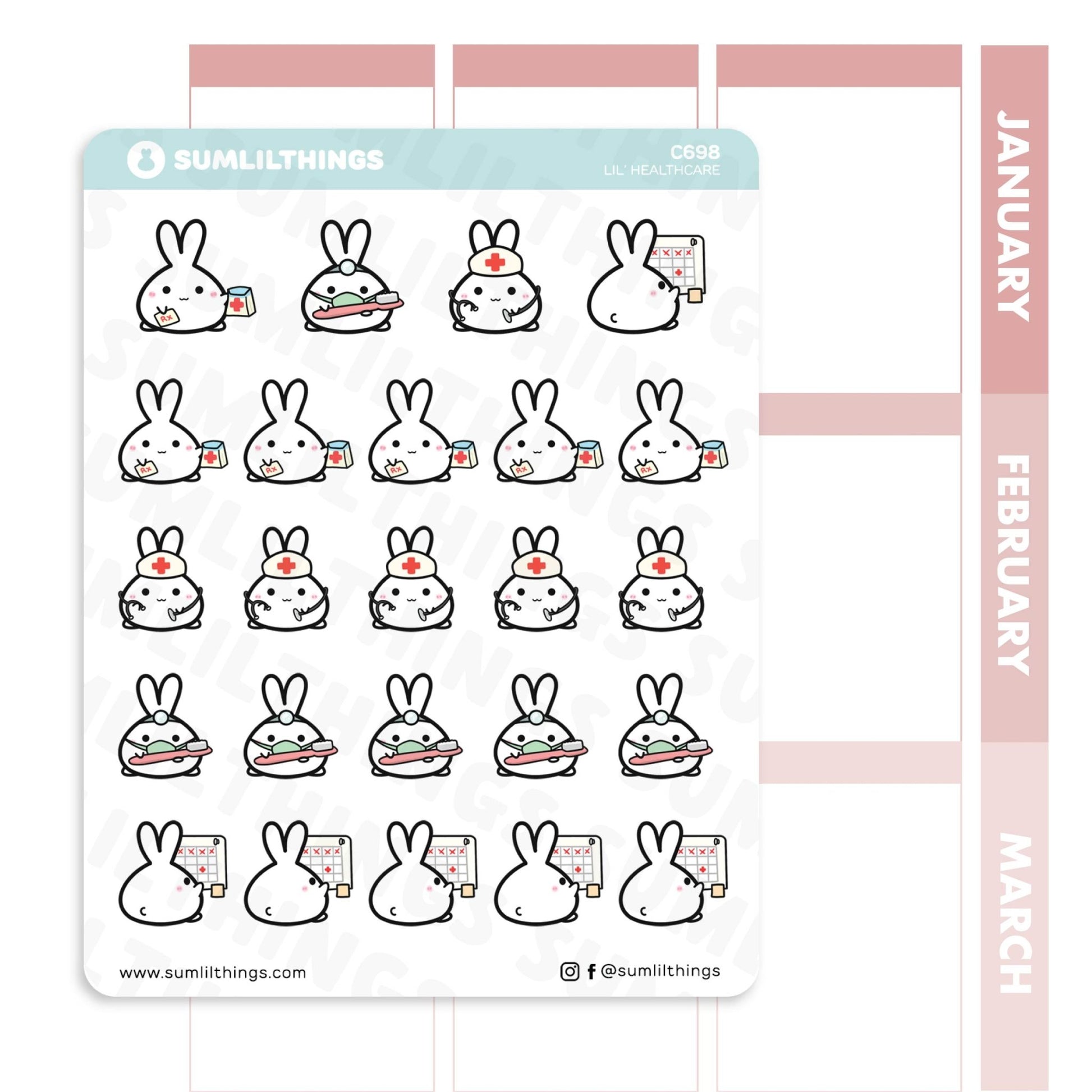 Lil' Healthcare Stickers - SumLilThings