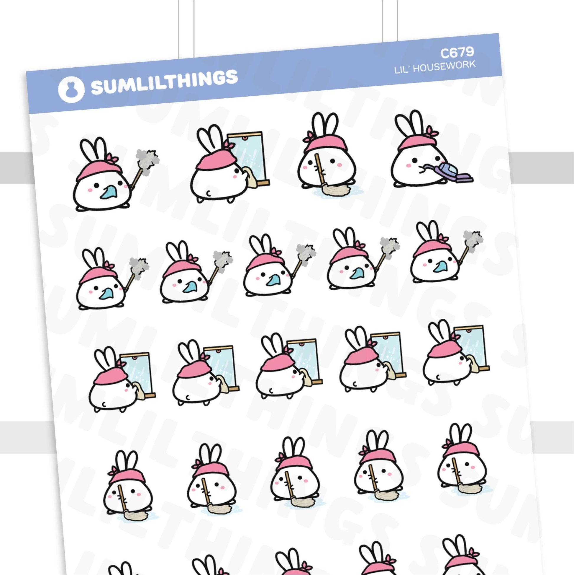 Lil' Housework Stickers - SumLilThings