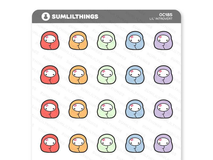 Lil' Introvert Stickers - SumLilThings