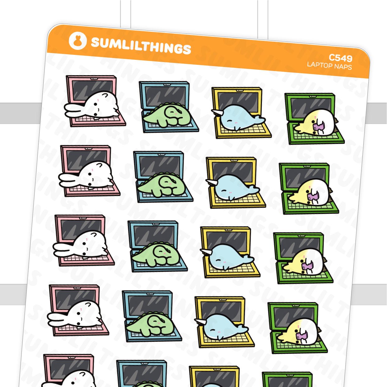 Lil' Laptop Naps Stickers - SumLilThings