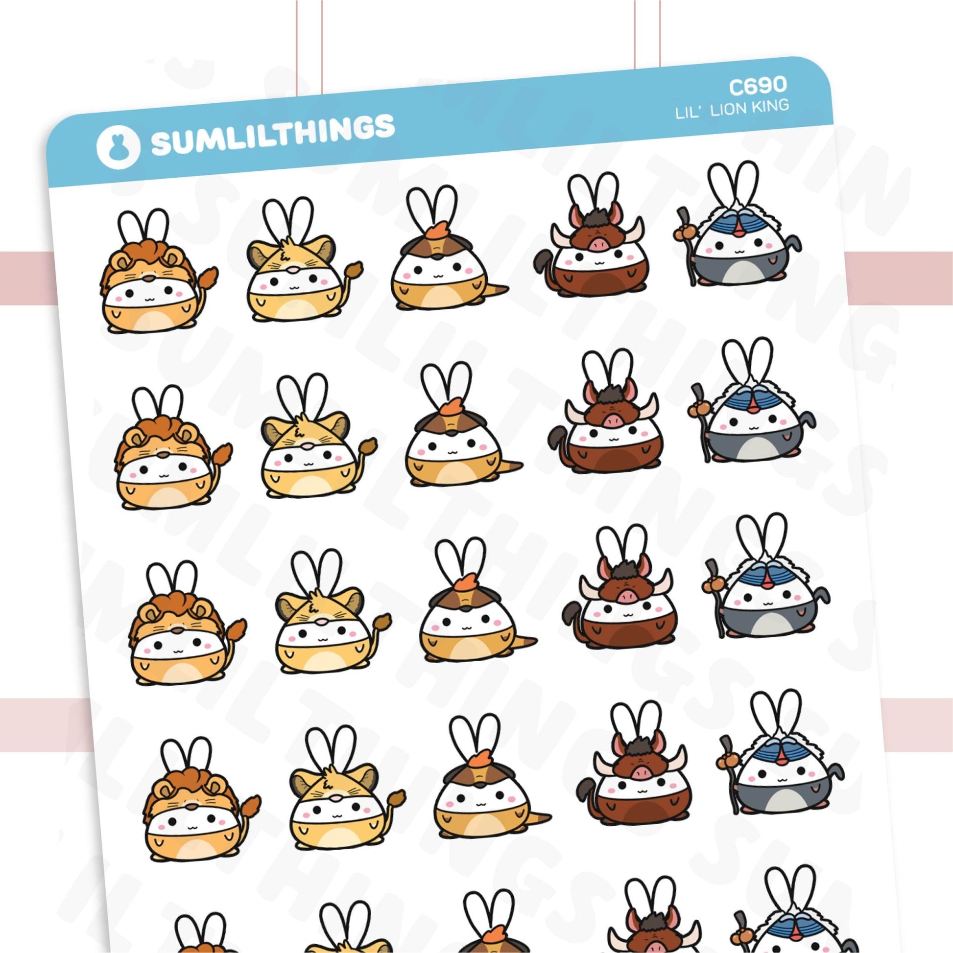 Lil' Lion King Stickers - SumLilThings