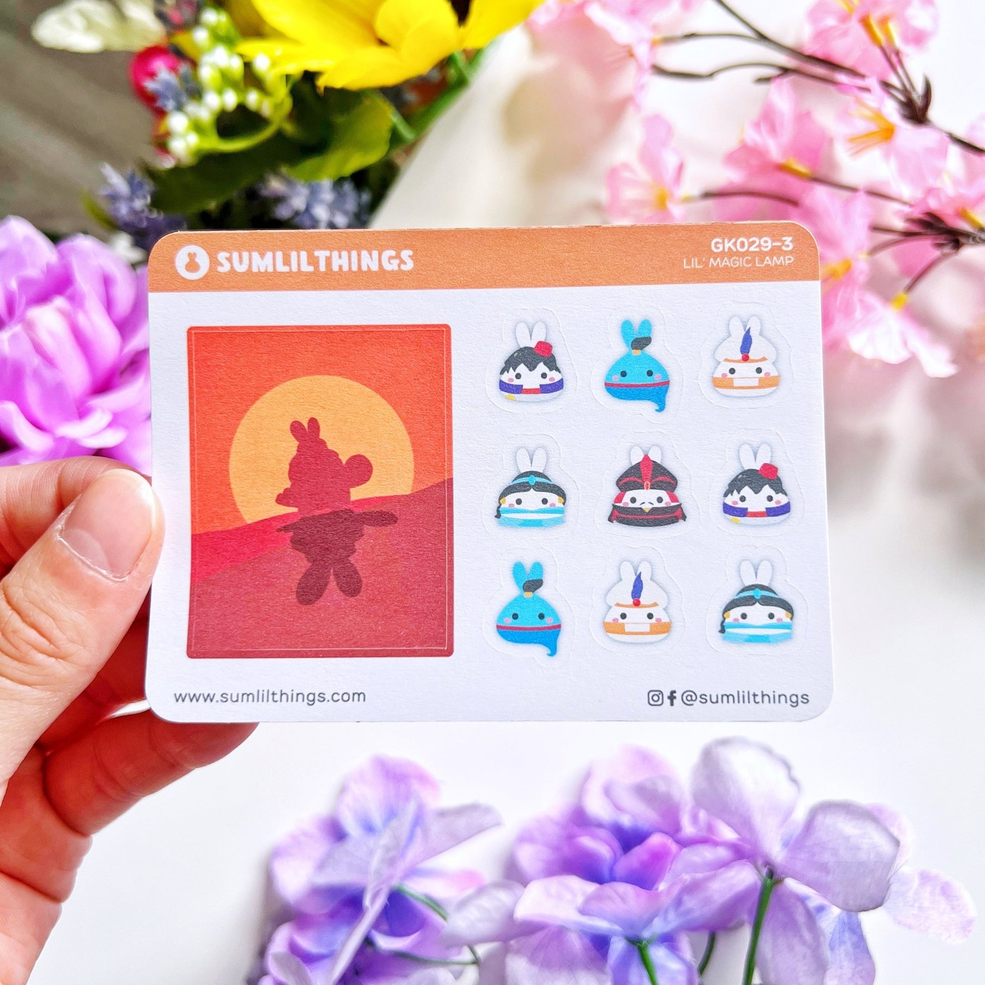 Lil' Magic Lamp - Across the Desert Stickers - SumLilThings