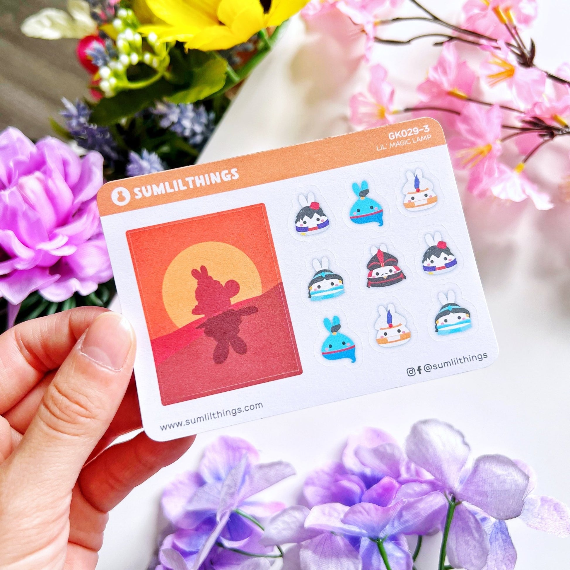 Lil' Magic Lamp - Across the Desert Stickers - SumLilThings