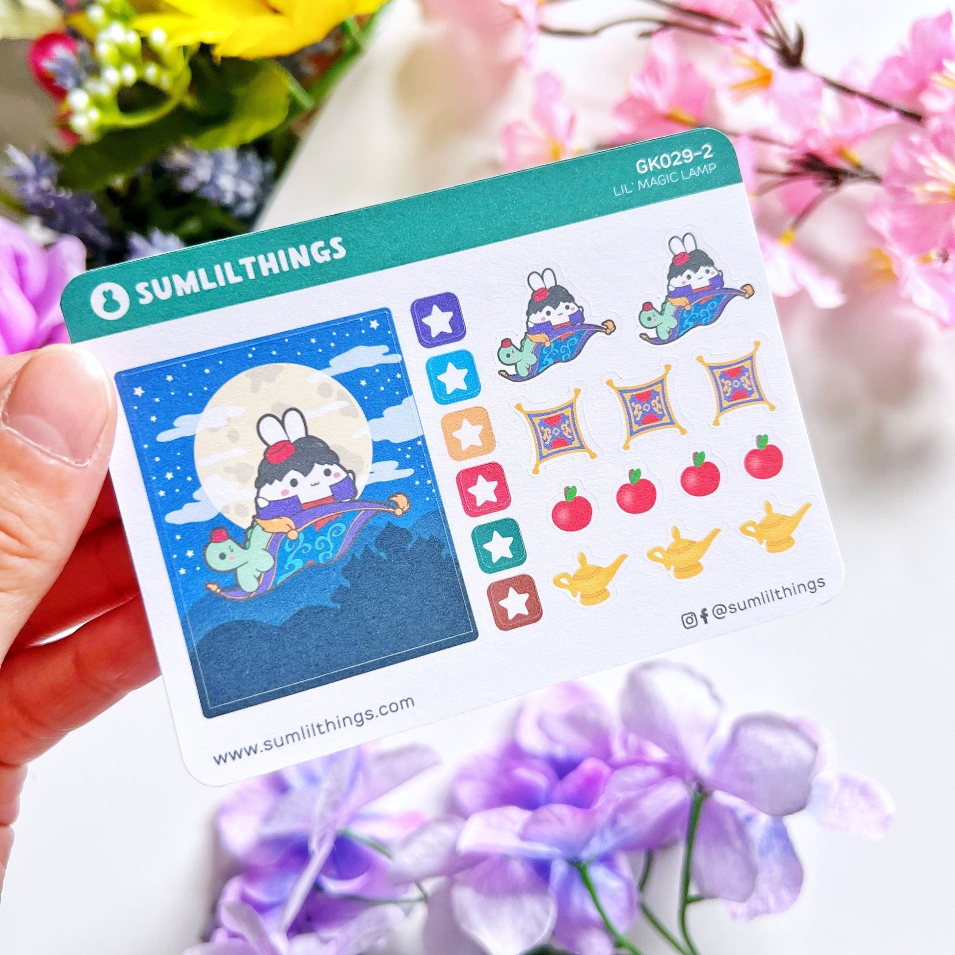 Lil’ Magic Lamp - Carpet Ride Stickers - SumLilThings