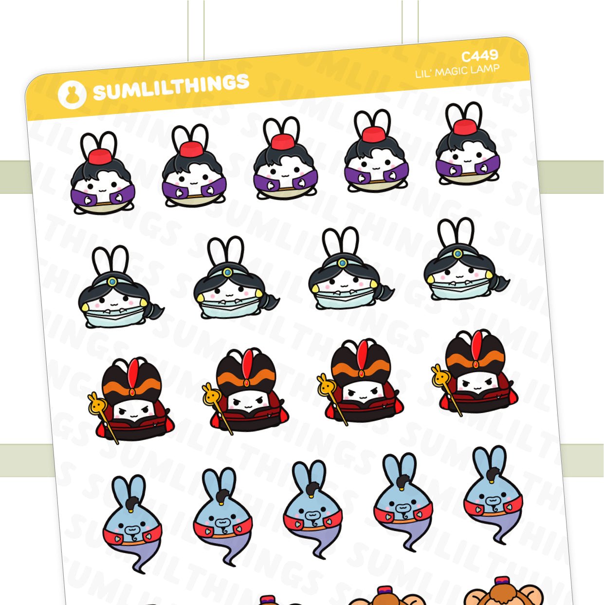 Lil' Magic Lamp Stickers - SumLilThings