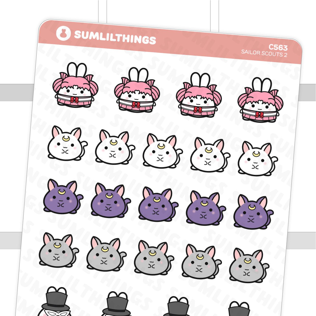 Lil' More Sailor Scouts Stickers - SumLilThings