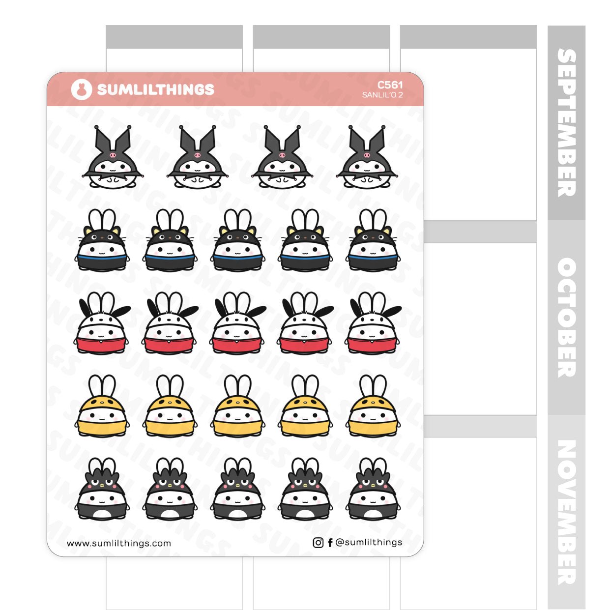 LIl' More Sanlilo Stickers - SumLilThings