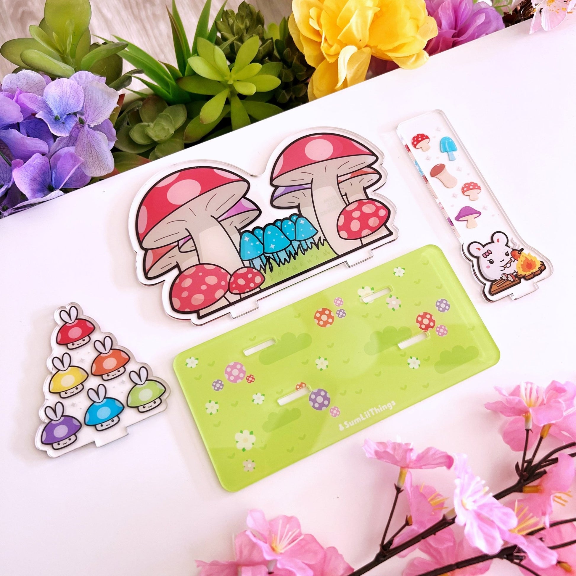 Lil' Mushroom Forest Washi Tower® - SumLilThings