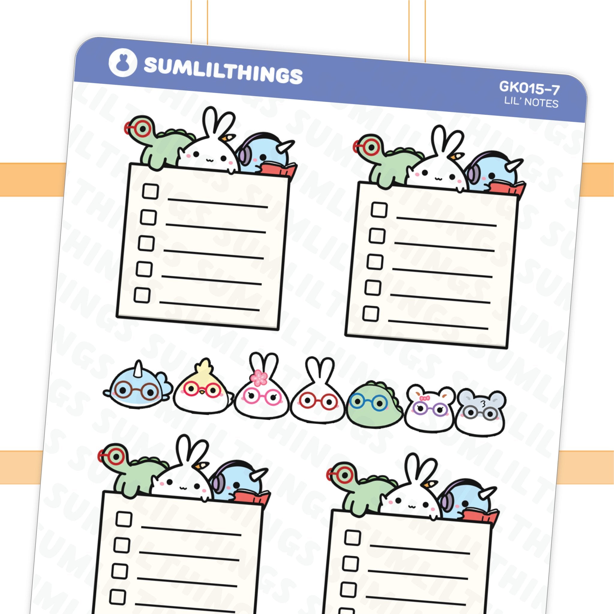 Lil' Notes Stickers - SumLilThings
