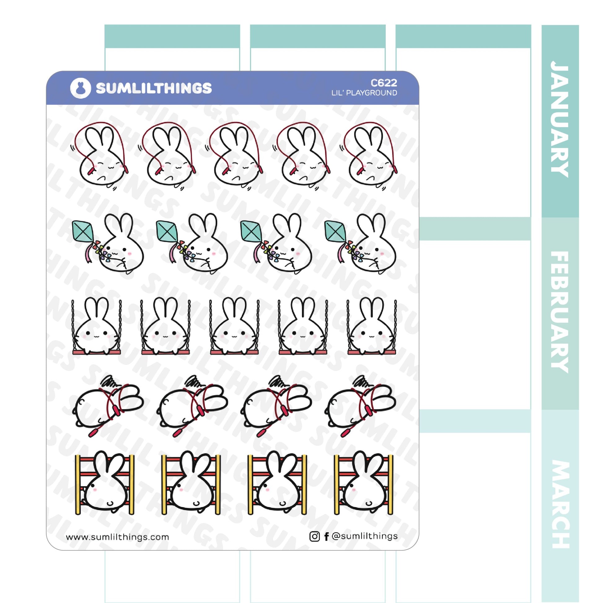 Lil' Playground Stickers - SumLilThings