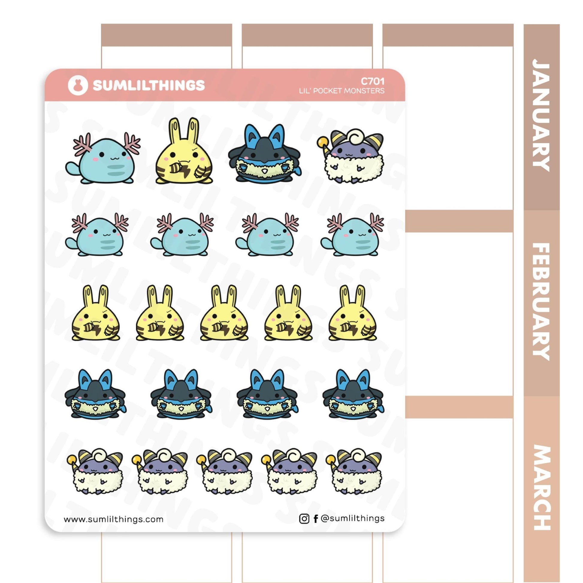 Lil' Pocket Monsters - SumLilThings