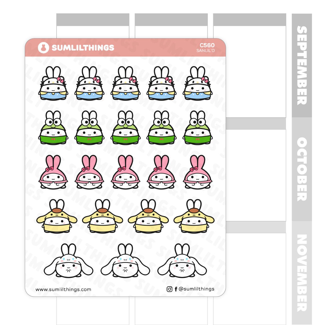 Lil' Sanlilo Stickers - SumLilThings