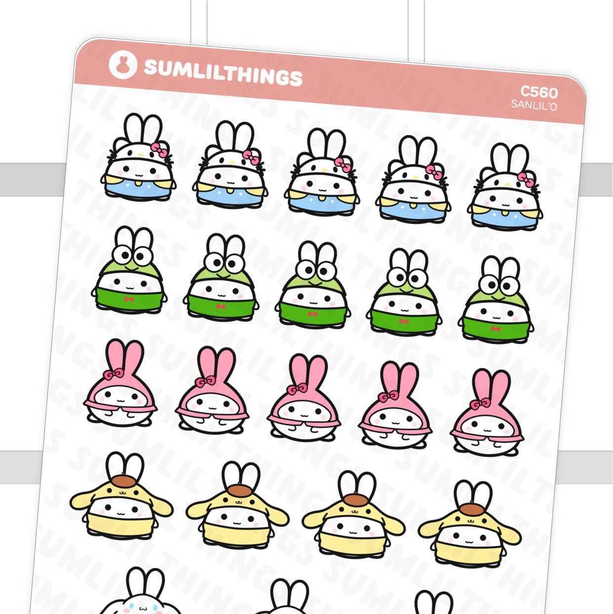 Lil&#39; Sanlilo Stickers - SumLilThings