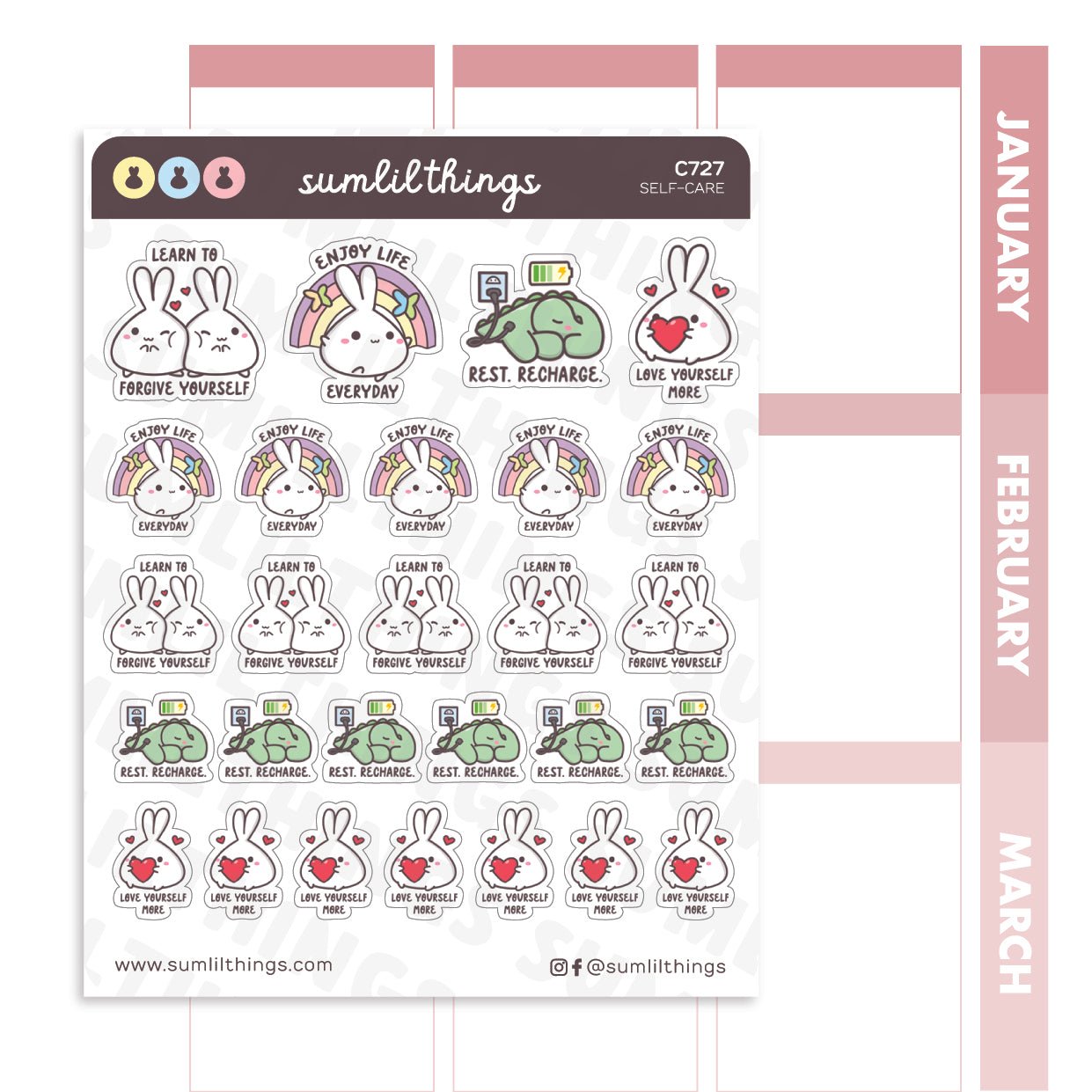 Lil' Self-Care Stickers - SumLilThings