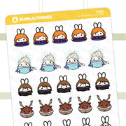 Lil' Snowman Building Stickers - SumLilThings