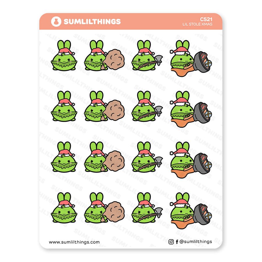 Lil Stole Christmas Stickers - SumLilThings