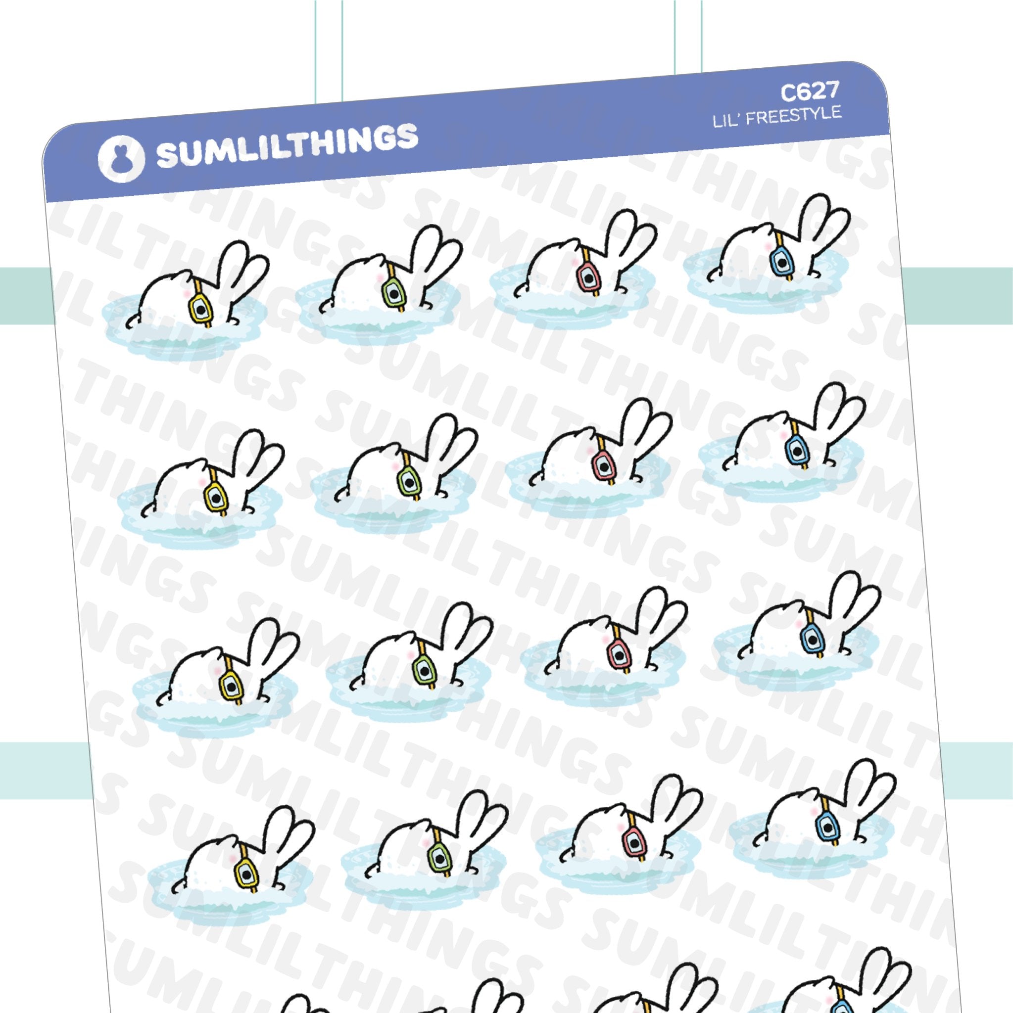 Lil&#39; Swimming Stickers - SumLilThings
