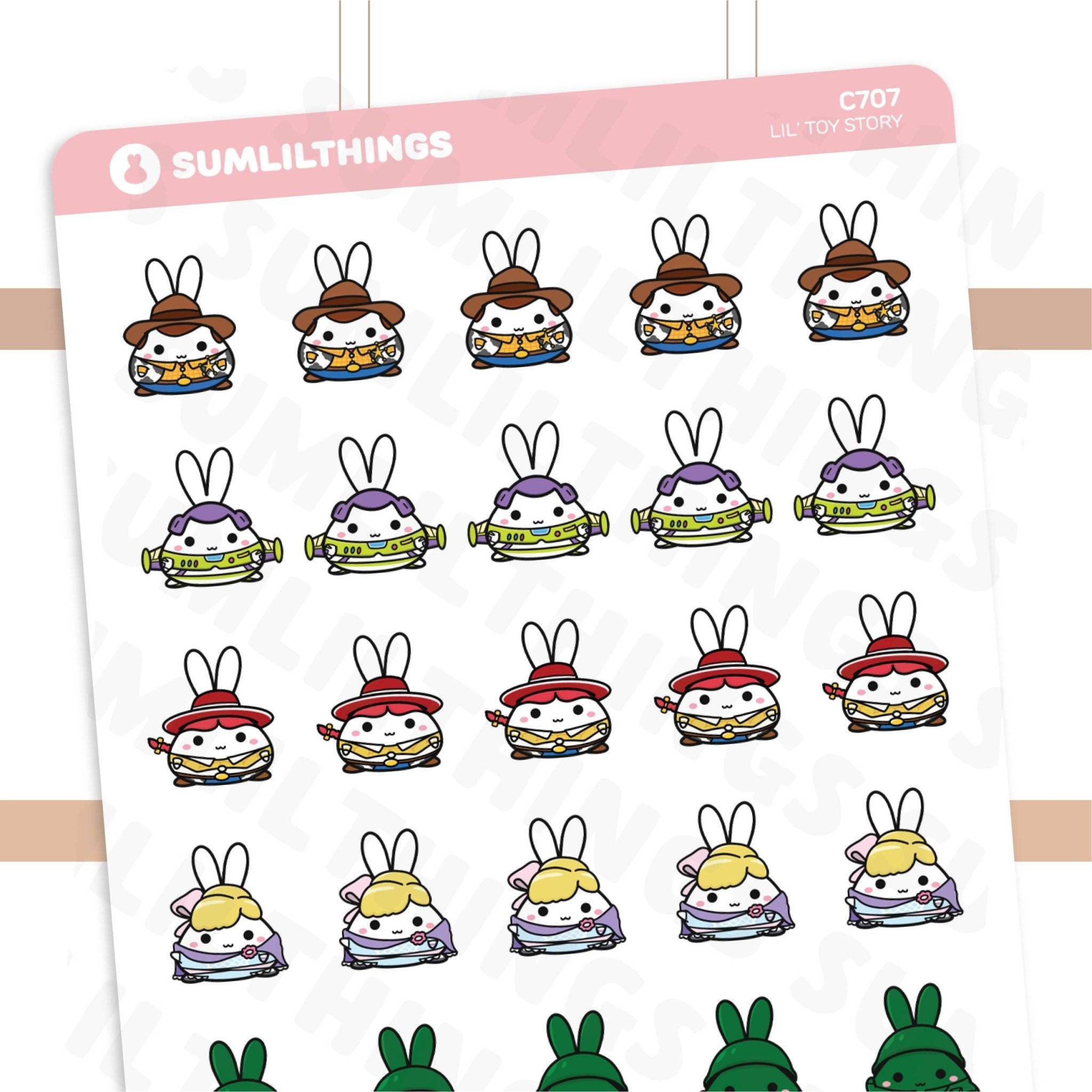Lil' Toy Story Stickers - SumLilThings