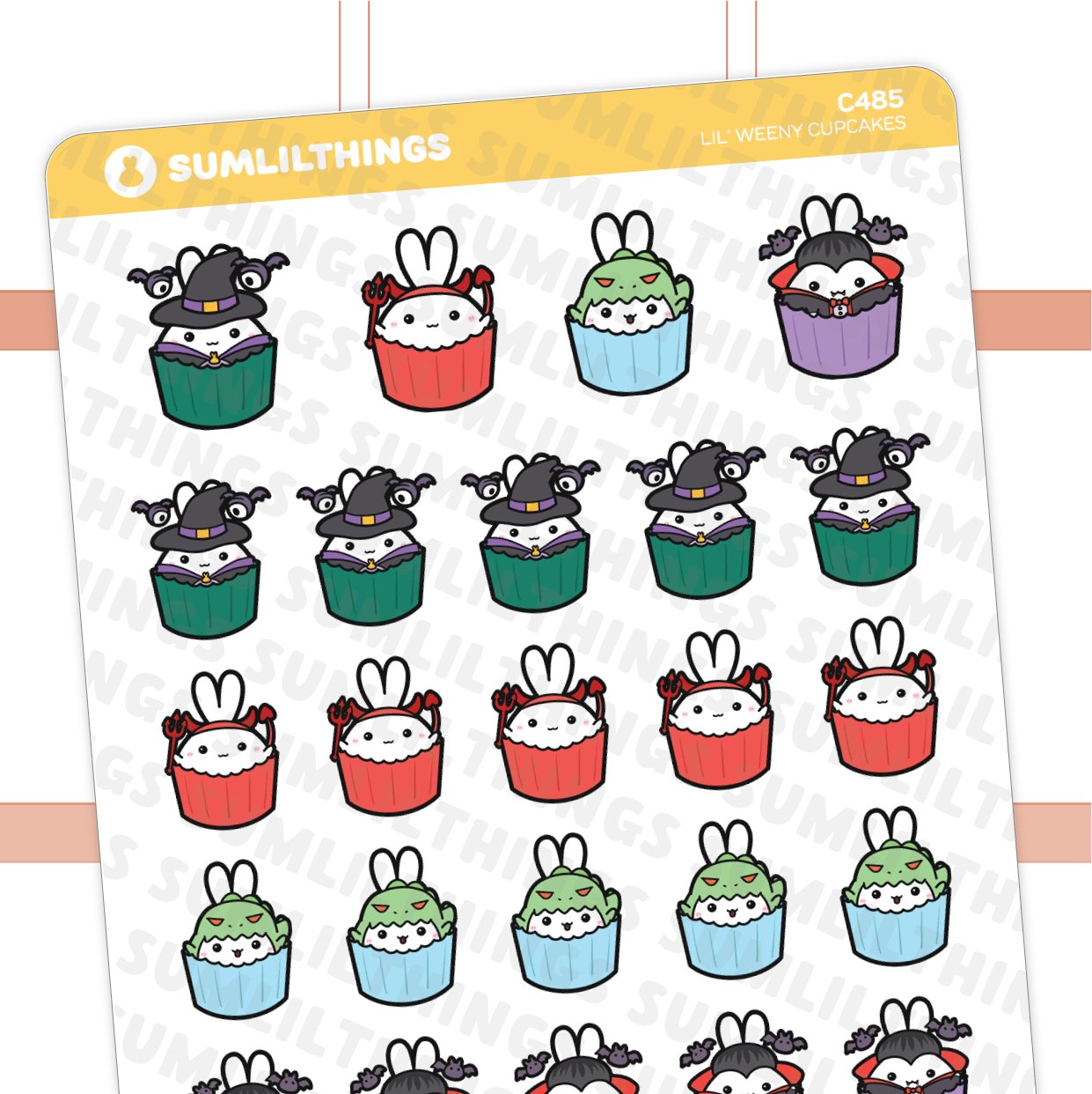 Lil' Weeny Cupcakes Stickers - SumLilThings