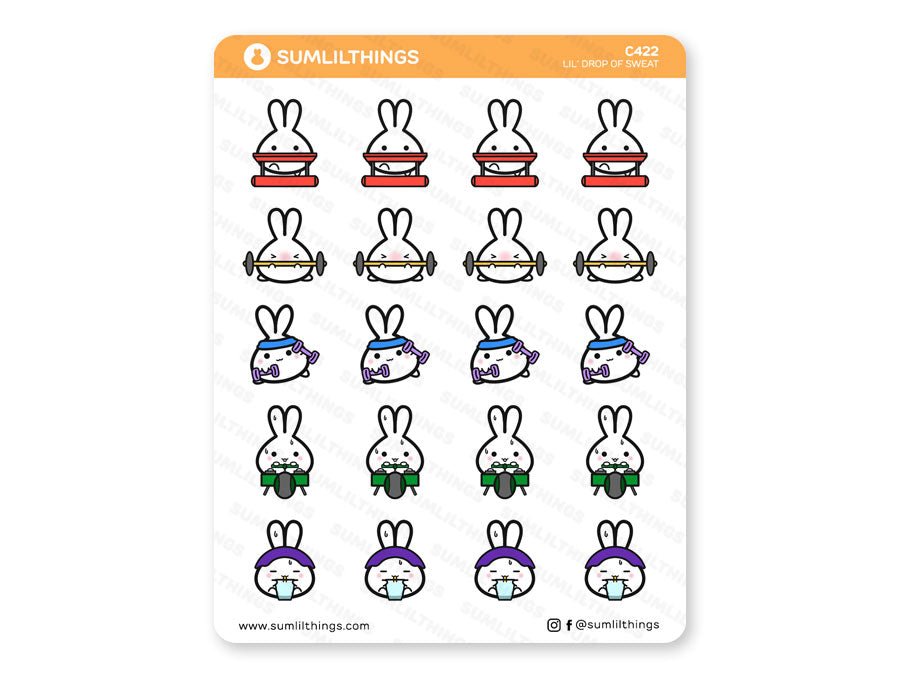 Lil&#39; Workout Stickers - SumLilThings