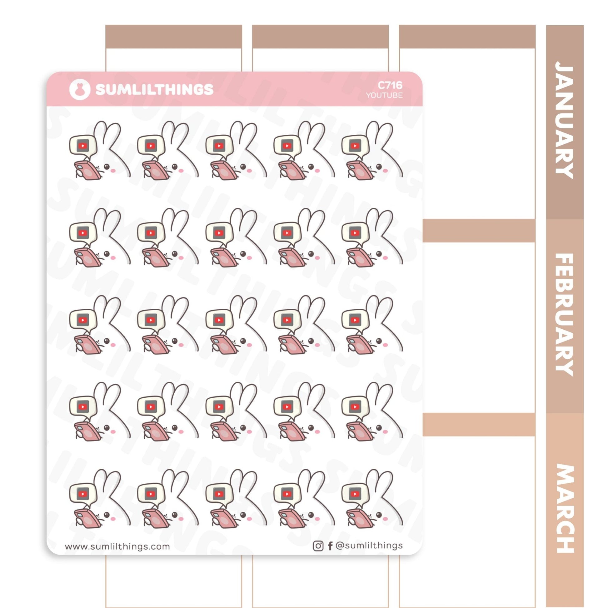 Lil' Youtube Stickers - SumLilThings