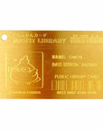 Metal Washi Cutter - Chichi's Library Card (Jumbo Size) - SumLilThings