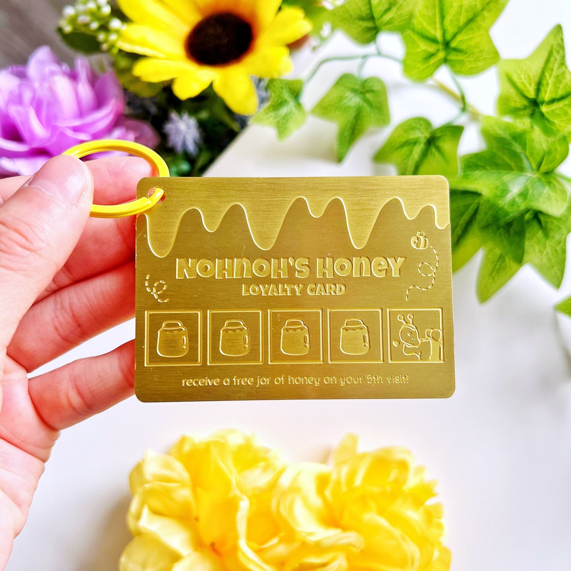 Metal Washi Cutter - Lil' Honey Shop Reward Card - SumLilThings