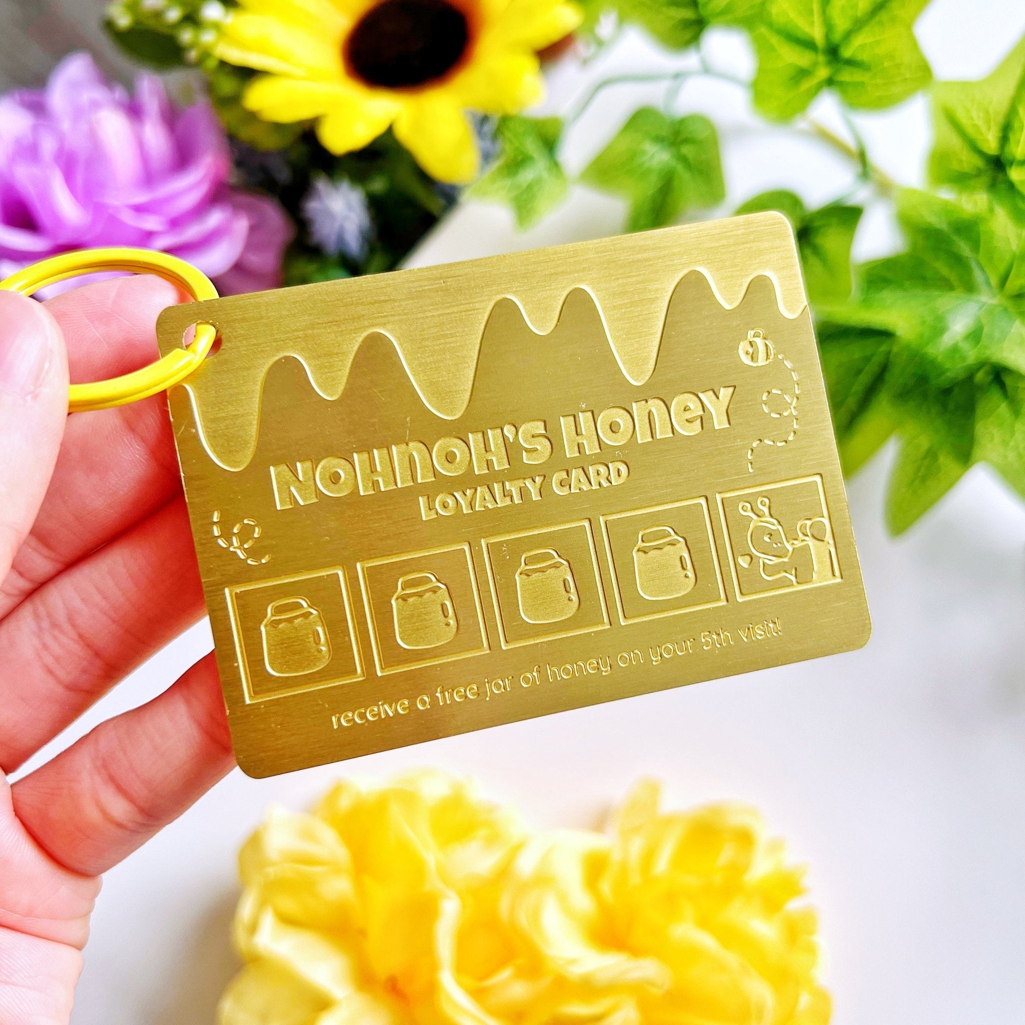 Metal Washi Cutter - Lil&#39; Honey Shop Reward Card - SumLilThings