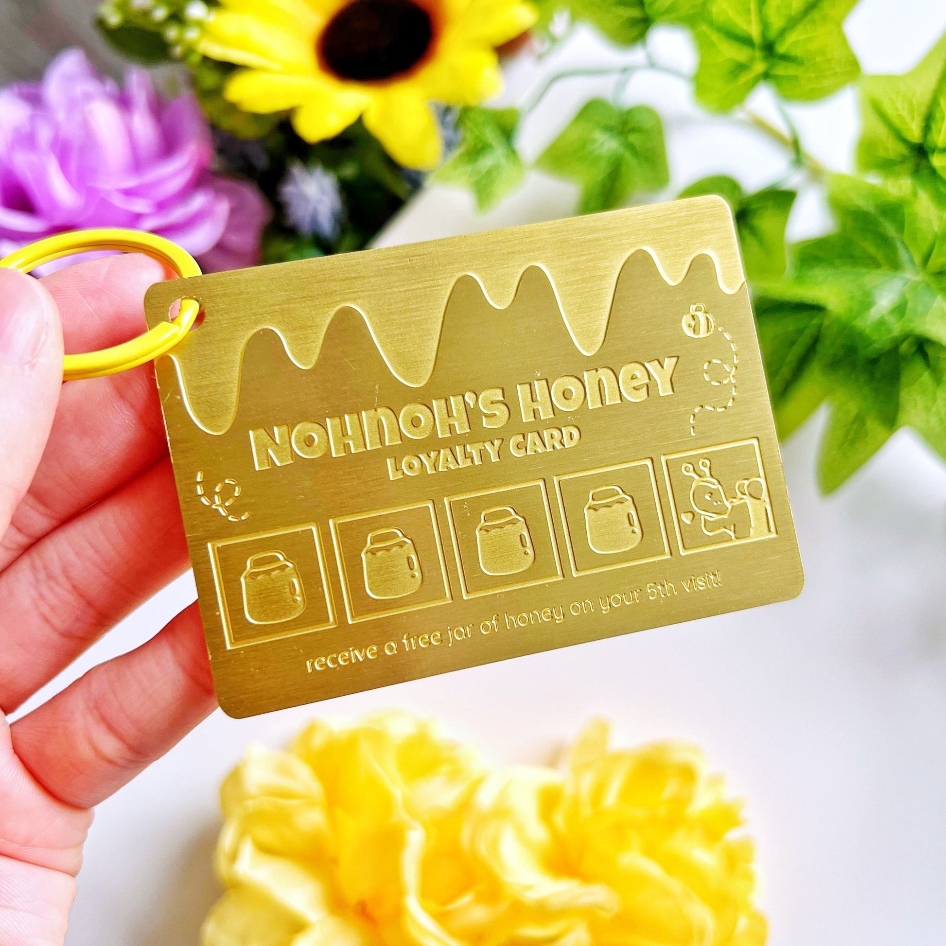 Metal Washi Cutter - Lil' Honey Shop Reward Card - SumLilThings