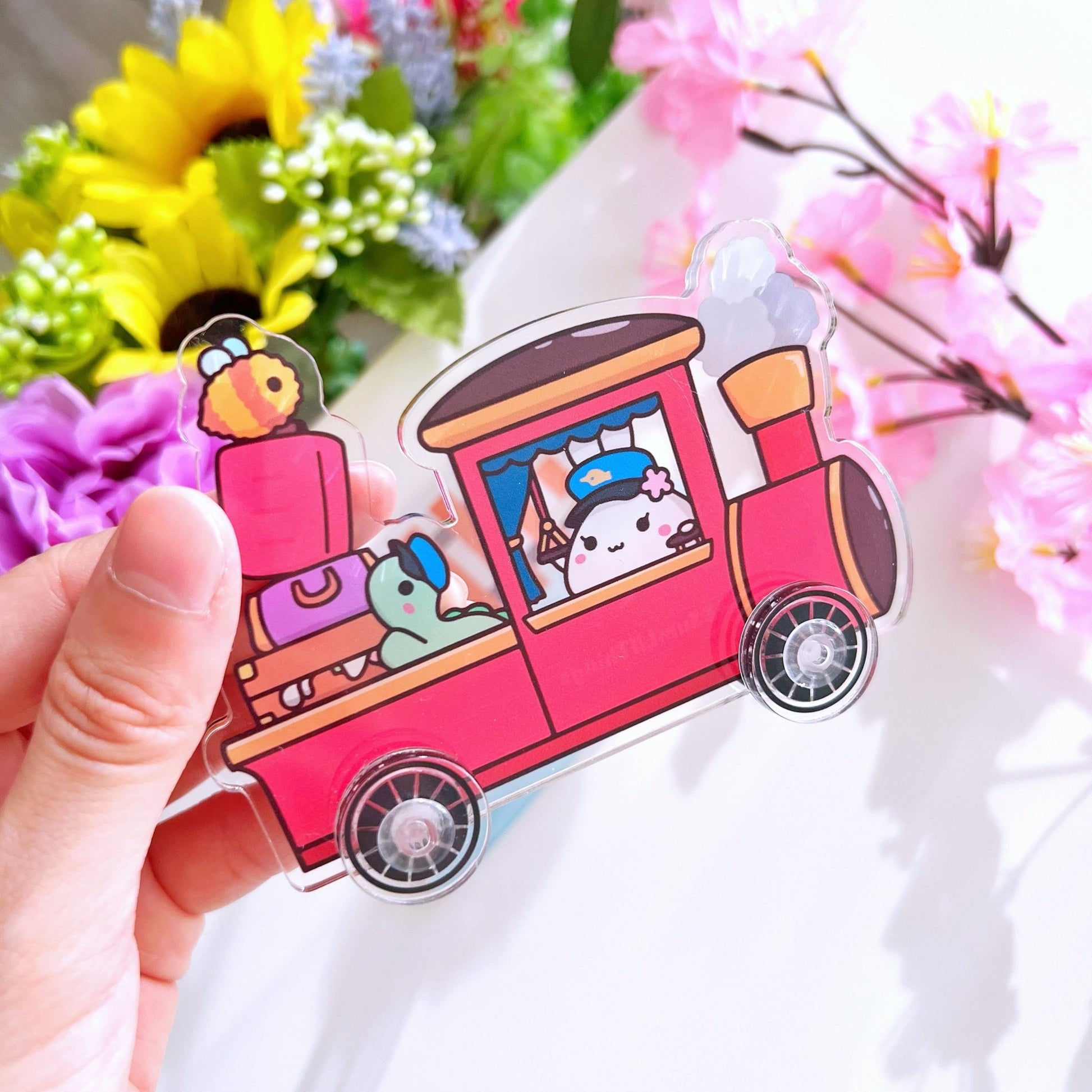 Misfit Express Train Station with Moving Train Washi Tower® - SumLilThings