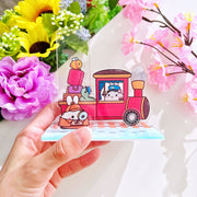 Misfit Express Train Station with Moving Train Washi Tower® - SumLilThings