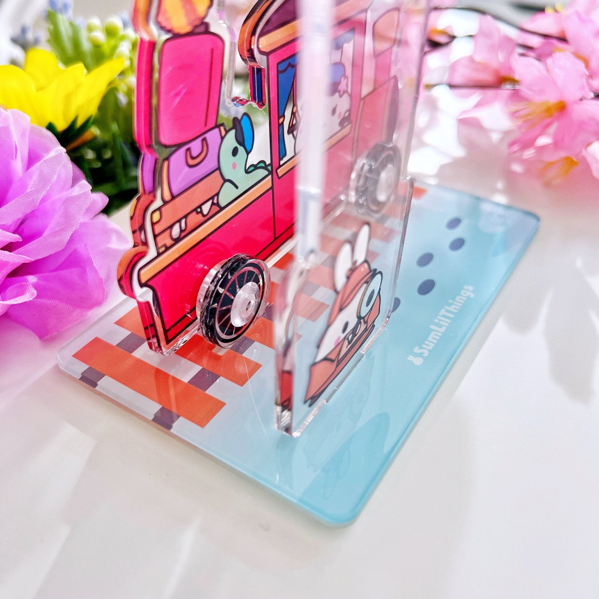 Misfit Express Train Station with Moving Train Washi Tower® - SumLilThings