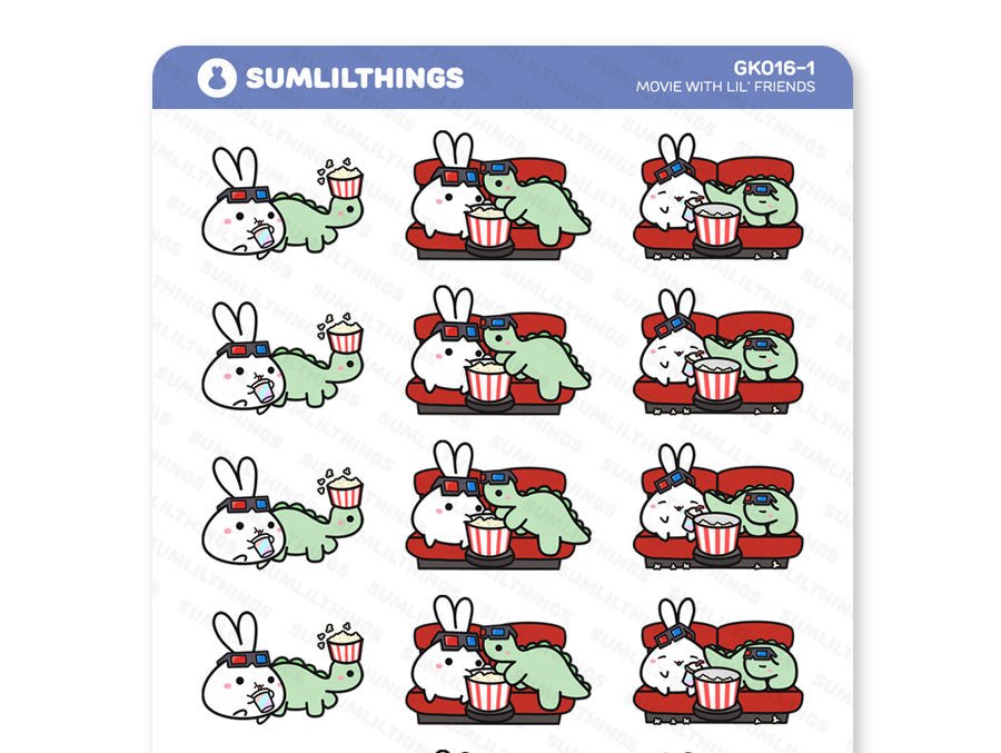 Movie with Lil' Friends // SLT x OMWL Stickers - SumLilThings