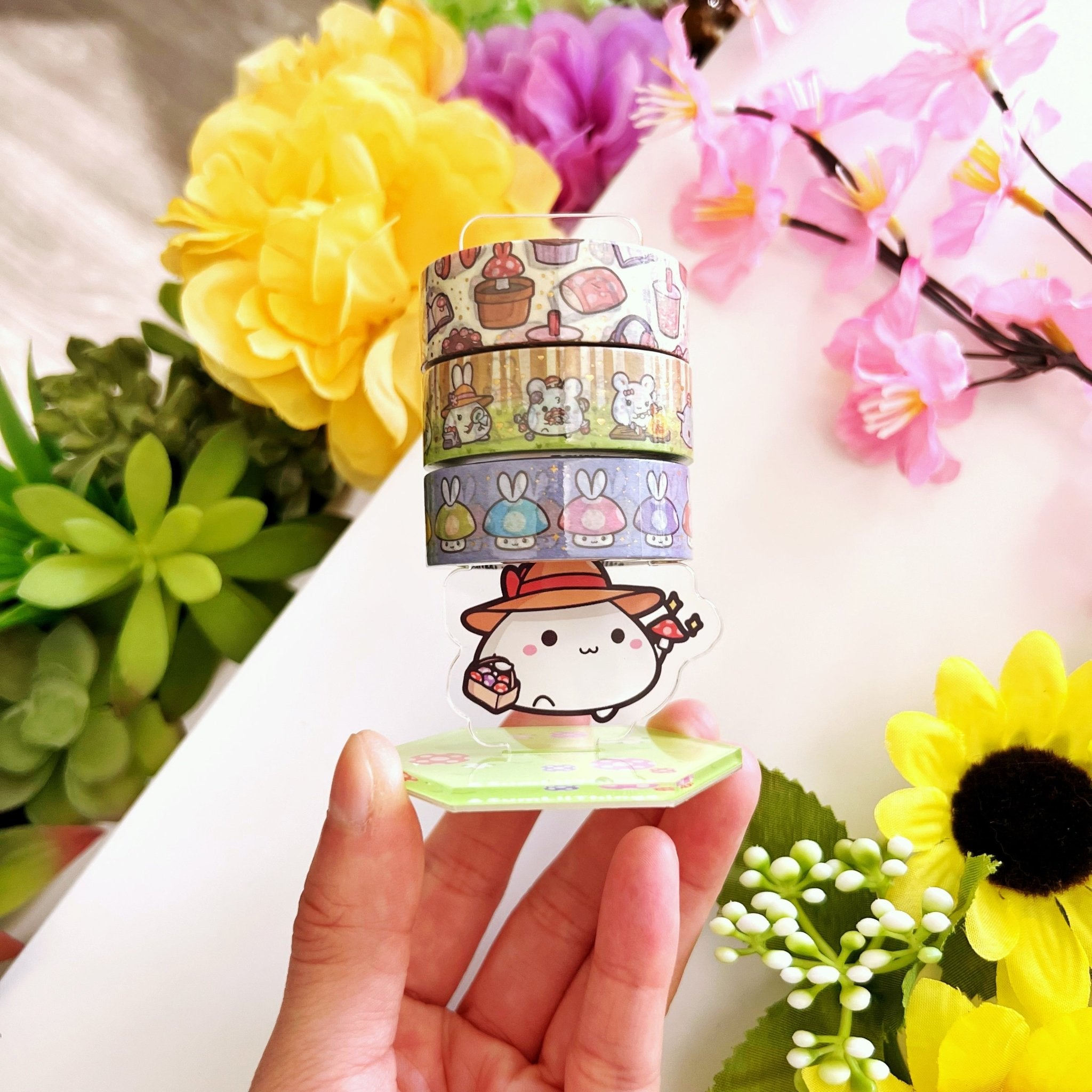 Mushroom Foraging Mini Washi Tower® - SumLilThings