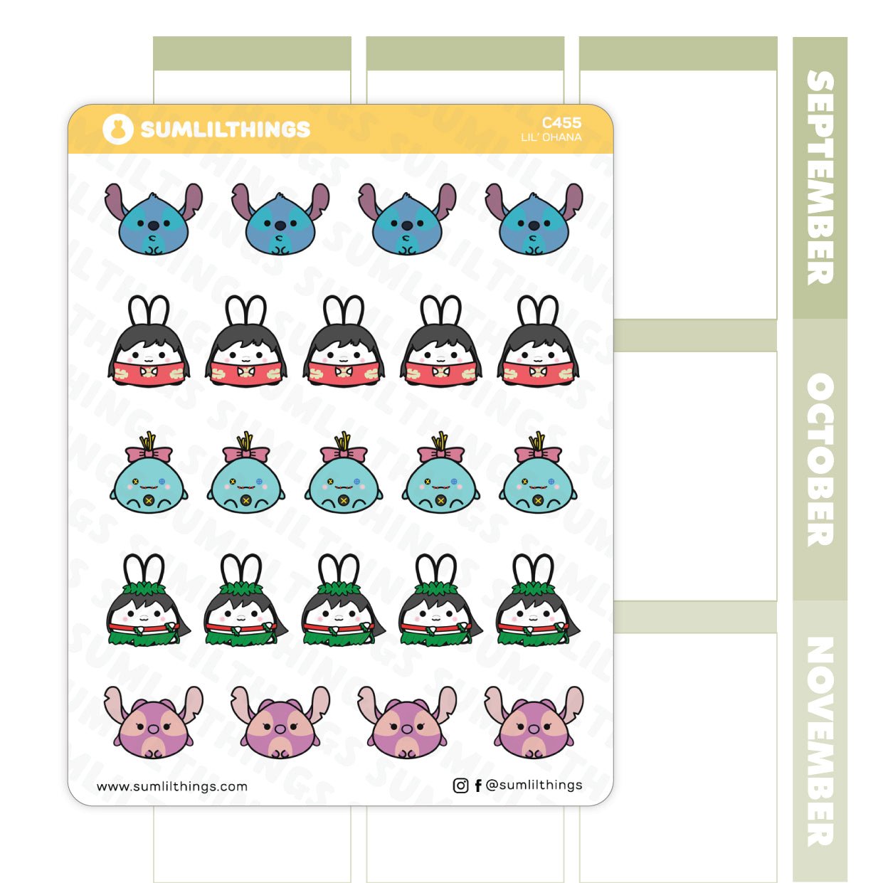 Ohana Stickers - SumLilThings