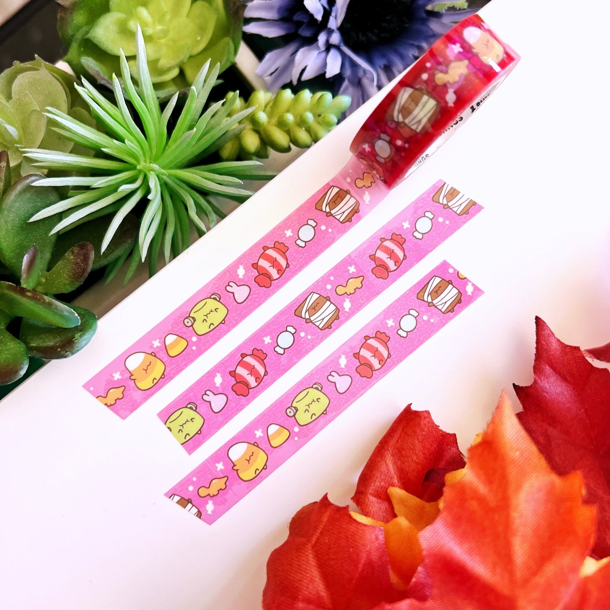 PET Clear Tape - Haunted Candies - Transparent - 15mm - SumLilThings