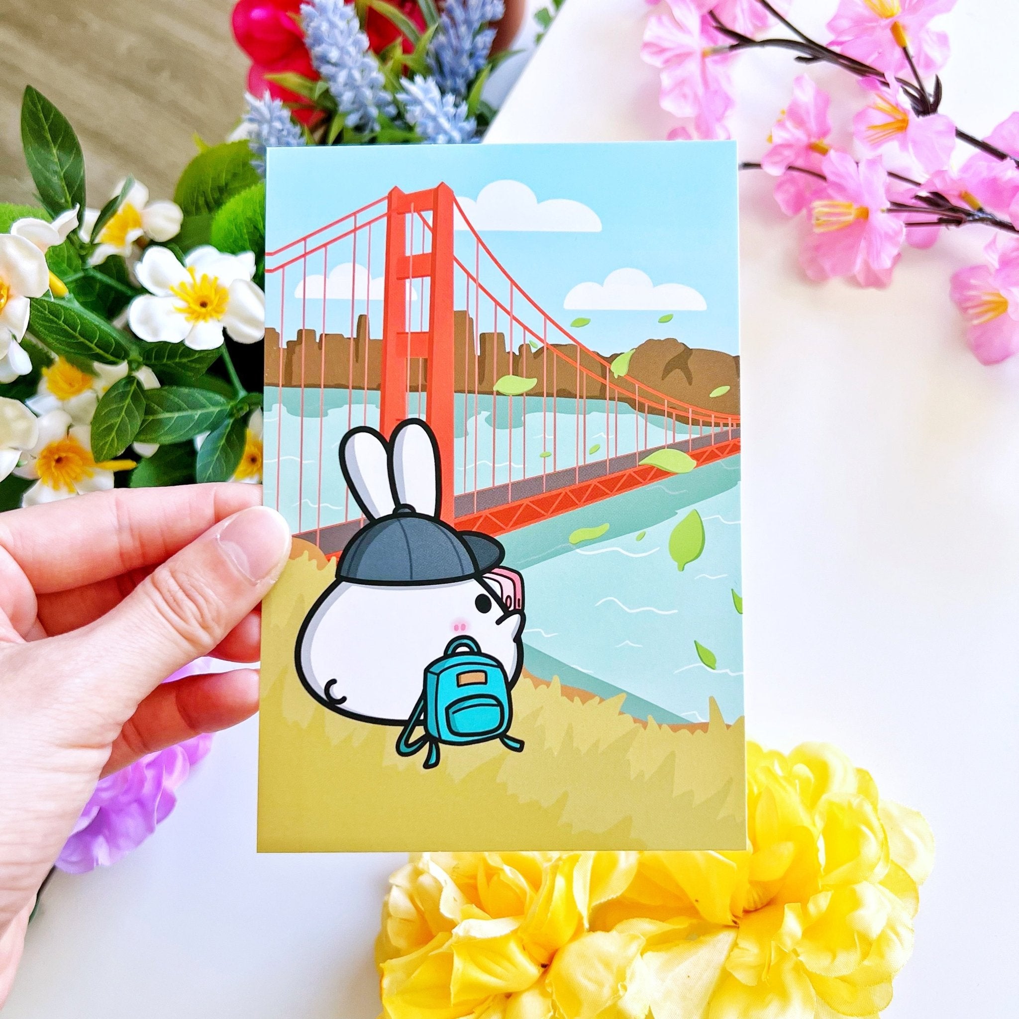 Postcard - Golden Gate Bridge of San Francisco - SumLilThings