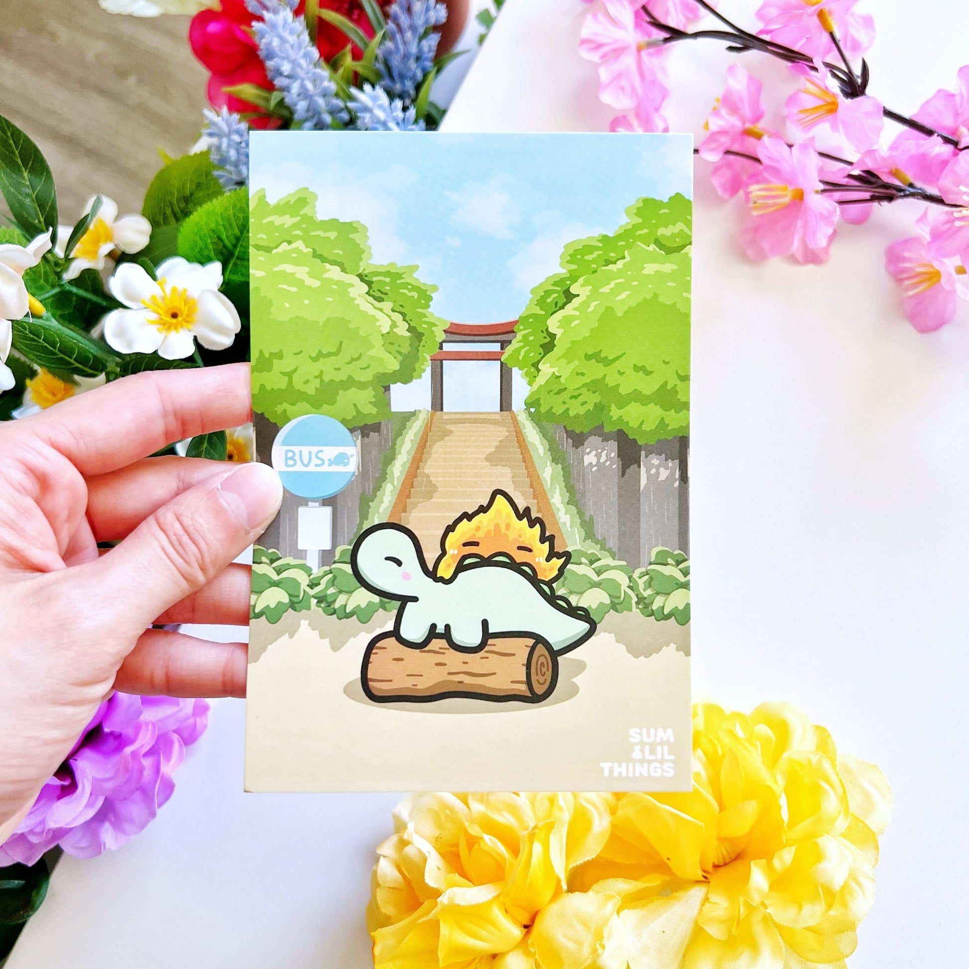 Postcard - Lil' Calicfer - SumLilThings