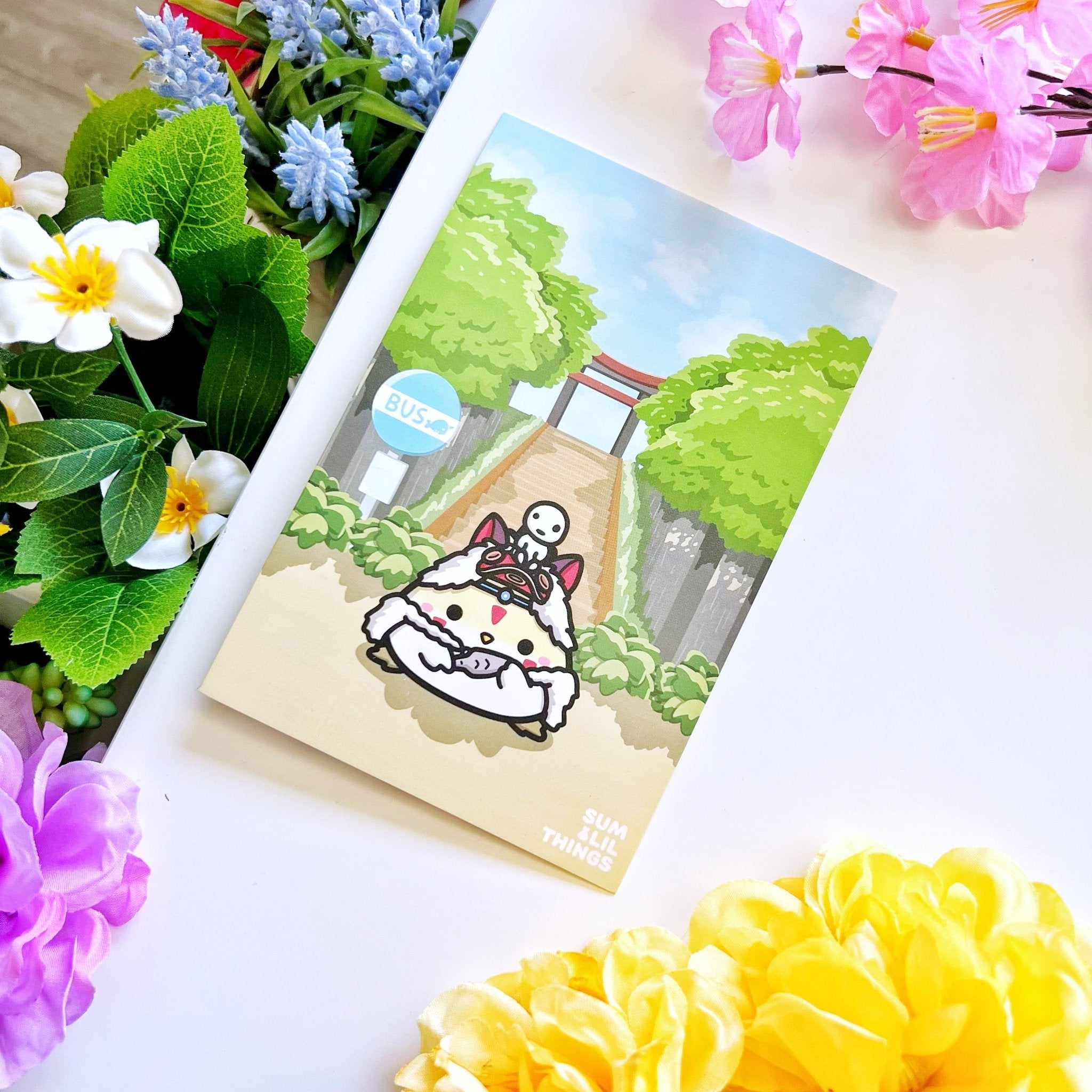 Postcard - Lil' Princess Mononoke - SumLilThings