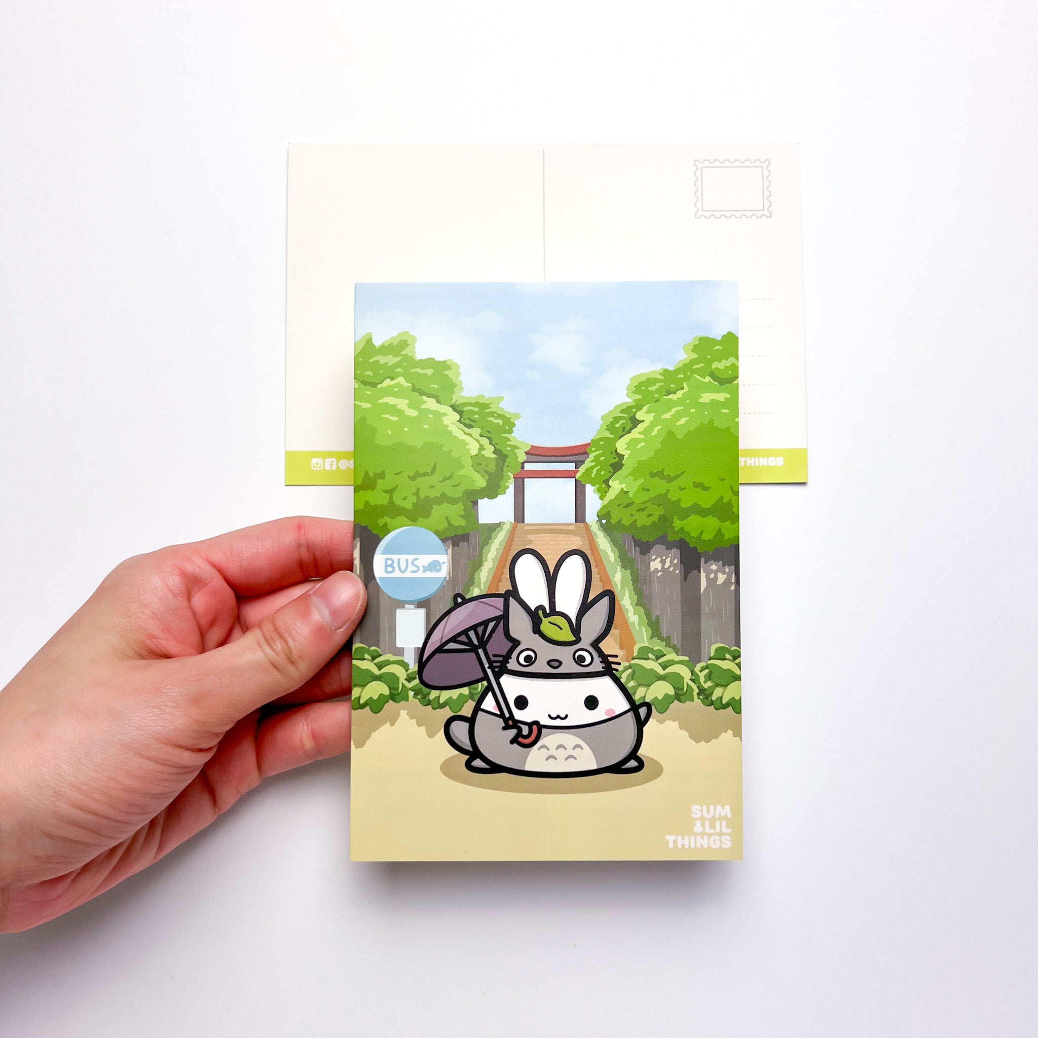 Postcard - Lil' Totoro - SumLilThings