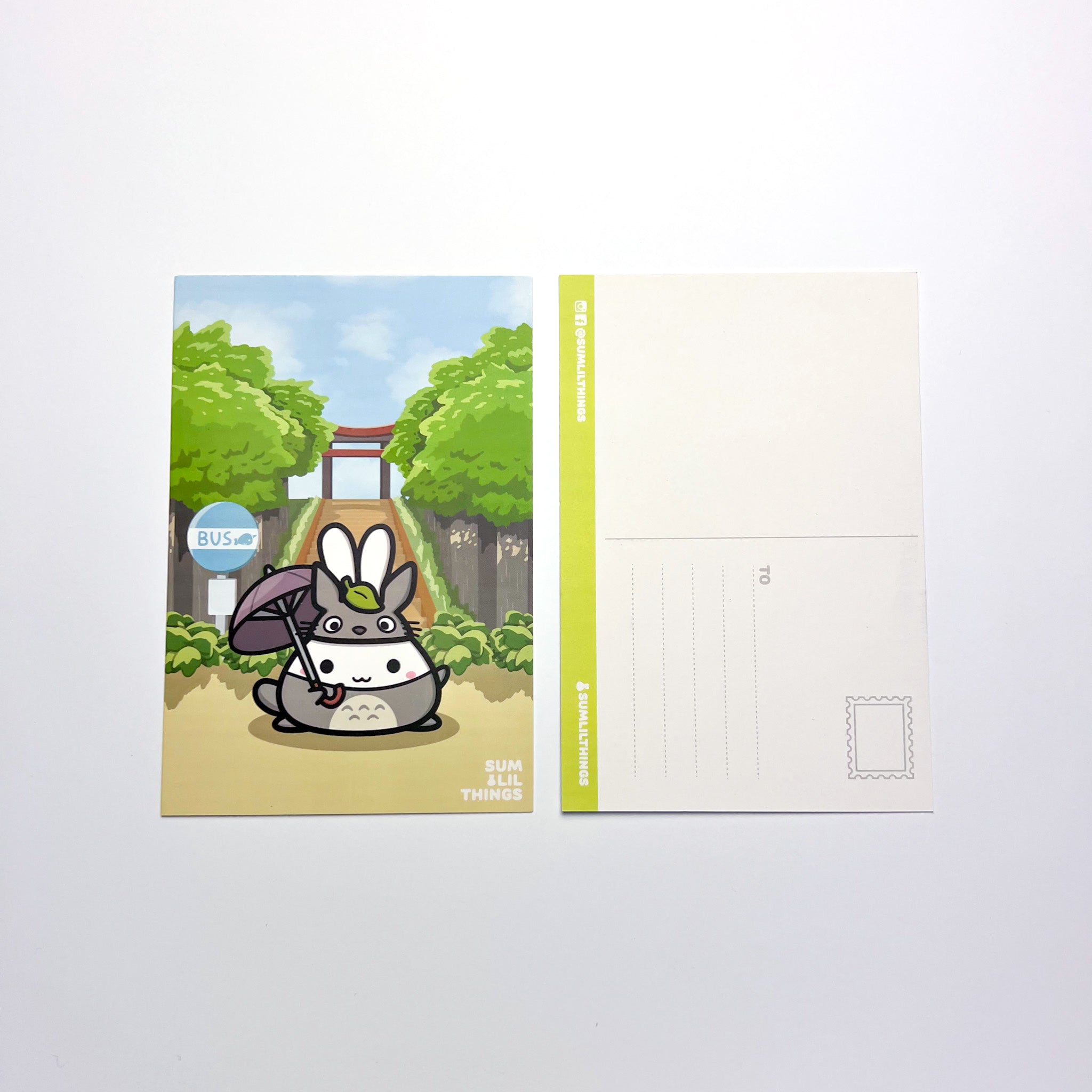 Postcard - Lil' Totoro - SumLilThings
