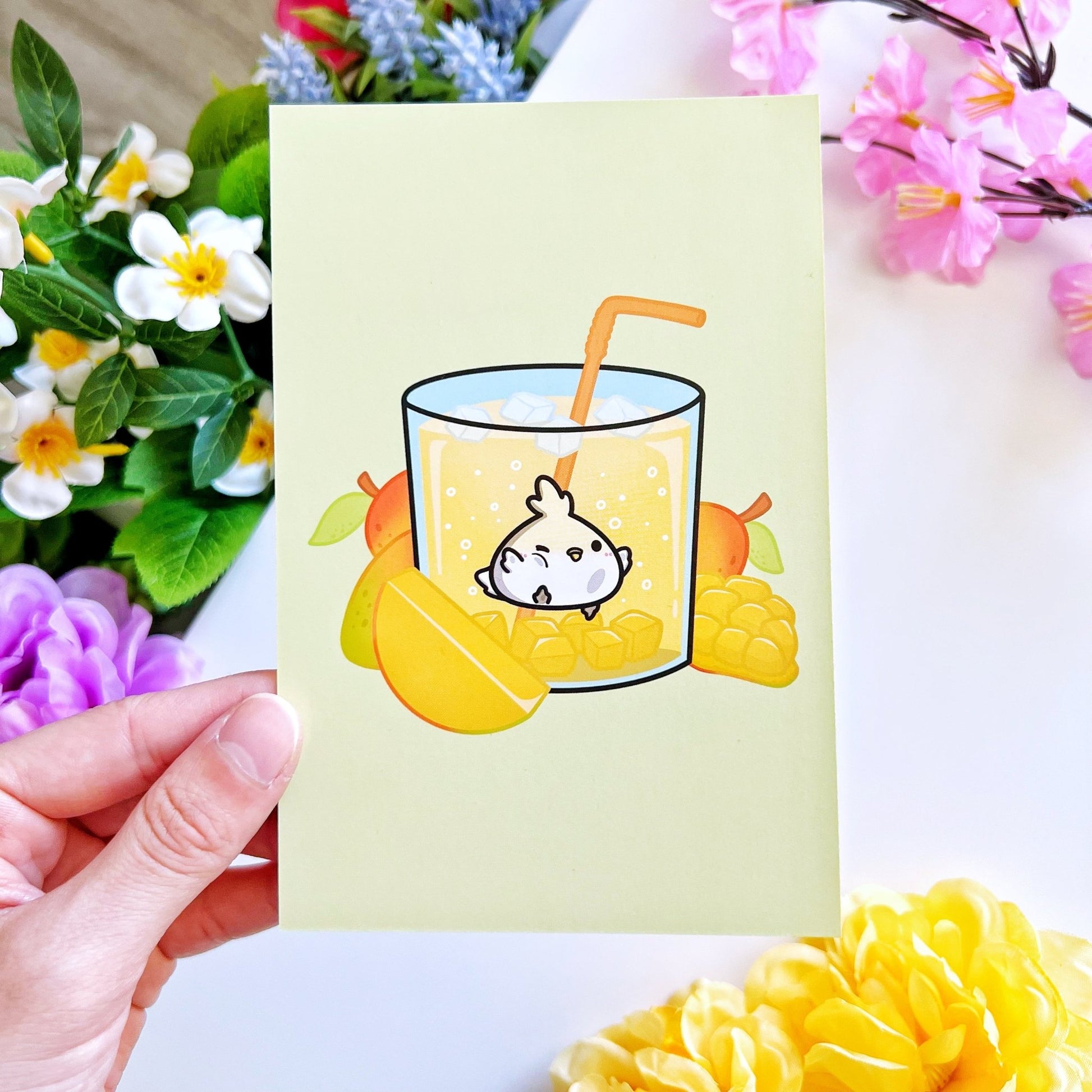 Postcard - Mango Soda (Chichi) - SumLilThings
