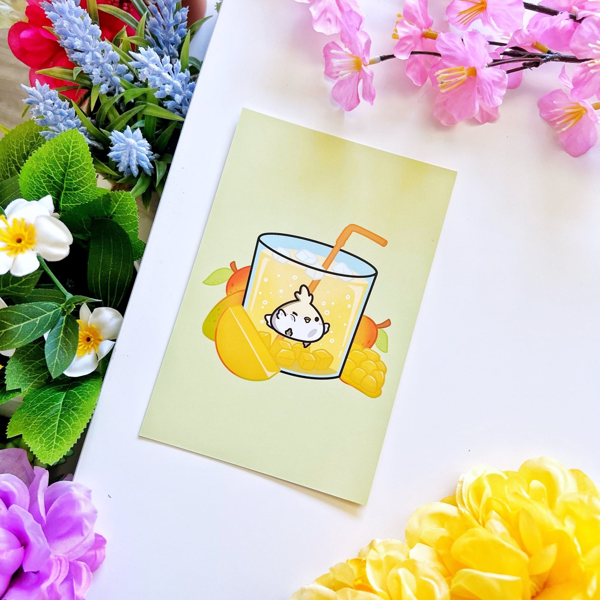 Postcard - Mango Soda (Chichi) - SumLilThings
