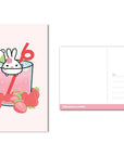 Postcard - Strawberry Soda (Mimi) - SumLilThings