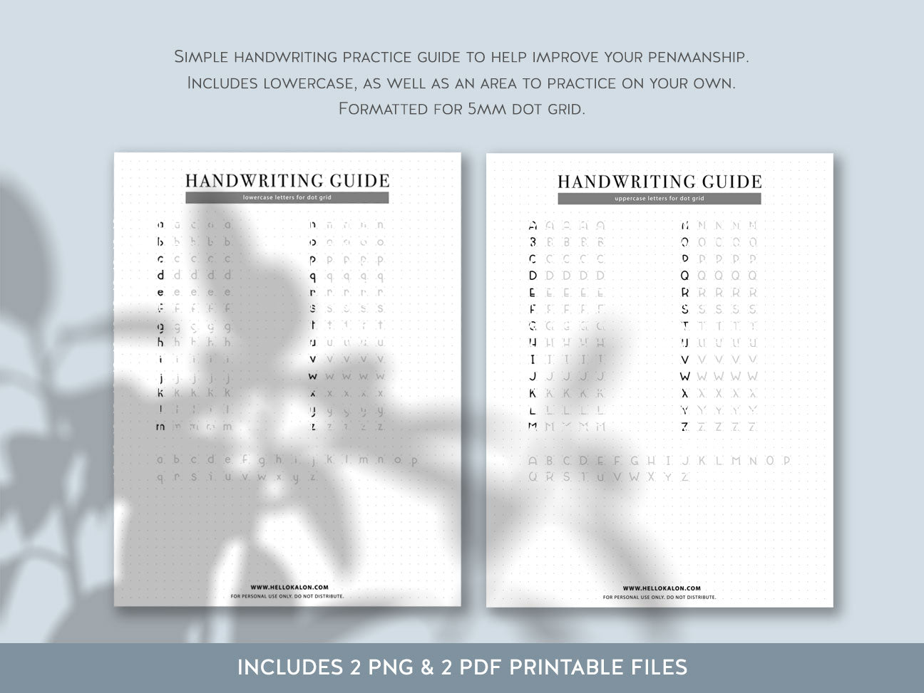 Practice Guide - Bubble Print Handwriting (Digital Product) - SumLilThings