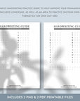 Practice Guide - Bubble Print Handwriting (Digital Product) - SumLilThings