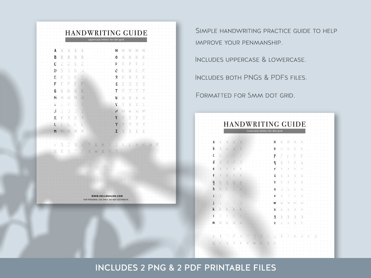 Practice Guide - Printed Handwriting (Digital Product) – SumLilThings